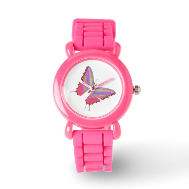 Reloj De Pulsera Vigilancia de mariposas (Anverso)