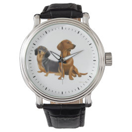 Reloj De Pulsera Vigilancia de perros jóvenes de Dachshund