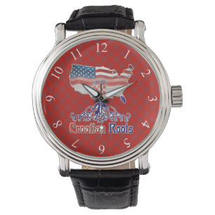 Reloj De Pulsera Vigilancia de raíces croatas estadounidenses