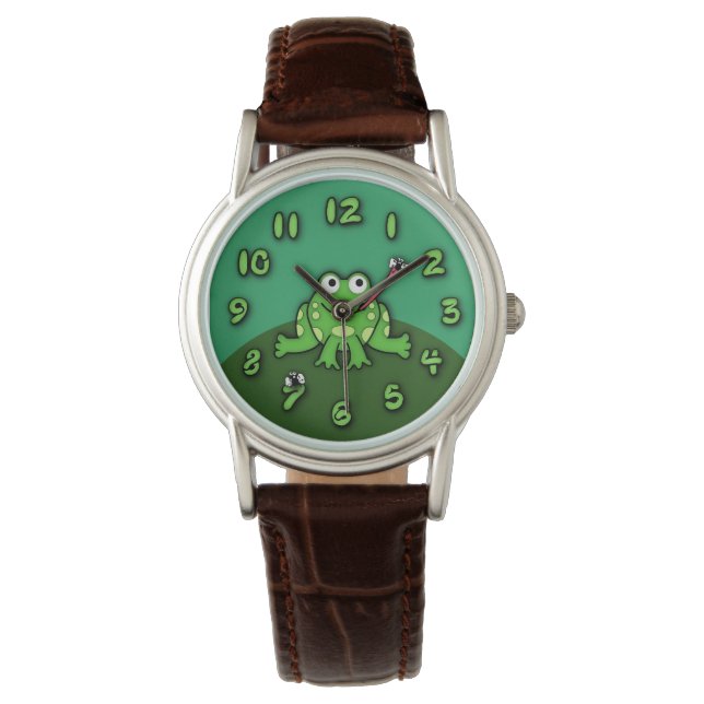 Reloj De Pulsera Vigilancia de ranas (Anverso)