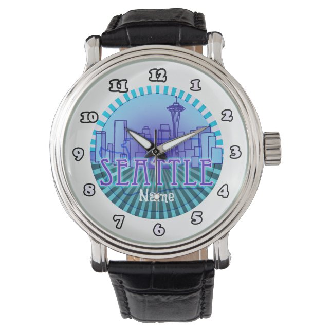 Reloj De Pulsera Vigilancia de Seattle (Anverso)