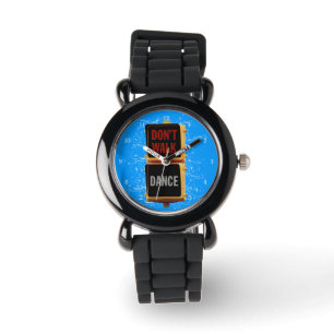 Reloj De Pulsera Vigilancia de señales de tráfico de baile
