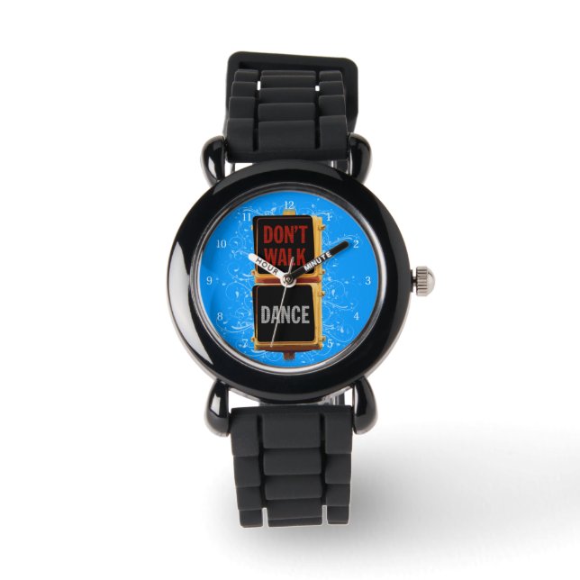 Reloj De Pulsera Vigilancia de señales de tráfico de baile (Anverso)