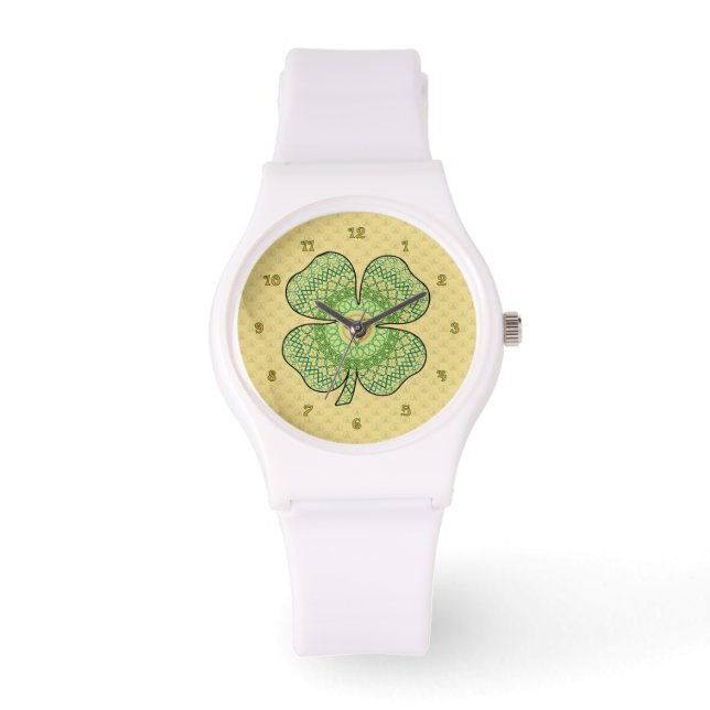 Reloj De Pulsera Vigilancia de Shamrock Celta (Anverso)