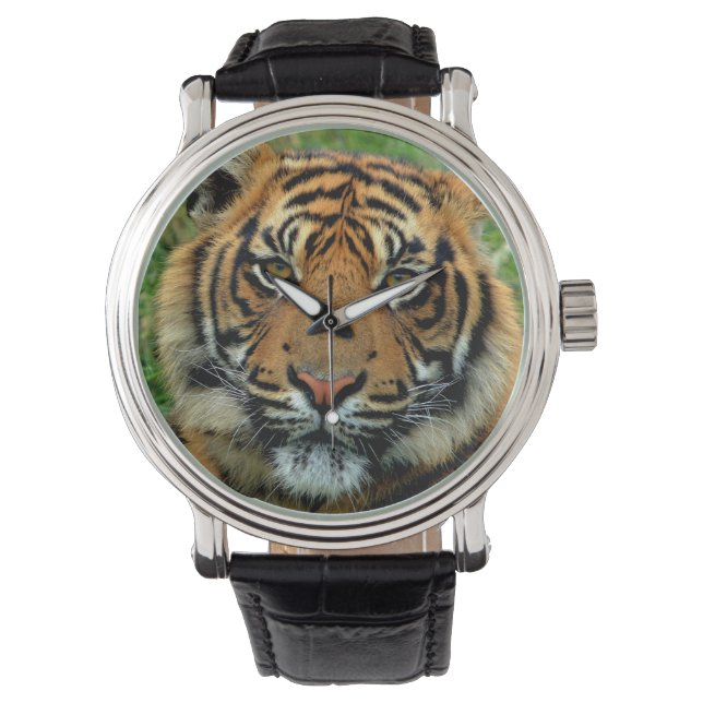 Reloj De Pulsera Vigilancia de tigres (Anverso)
