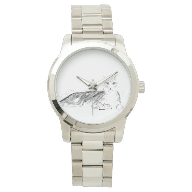 Reloj De Pulsera Vigilancia de tigres por Hevener (Anverso)