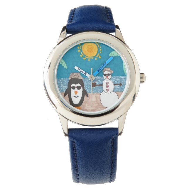 Reloj De Pulsera Vigilancia de vacaciones de navidades (Anverso)