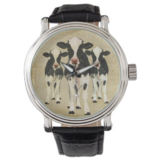 Reloj De Pulsera Vigilancia de vacas orgánicas