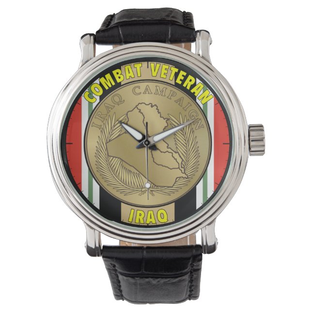 Reloj De Pulsera Vigilancia de Veteranos de Iraq (Anverso)