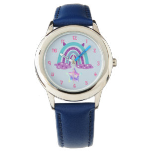Reloj De Pulsera Vigilancia del acero inoxidable arco iris