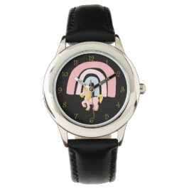 Reloj De Pulsera Vigilancia del acero inoxidable arco iris