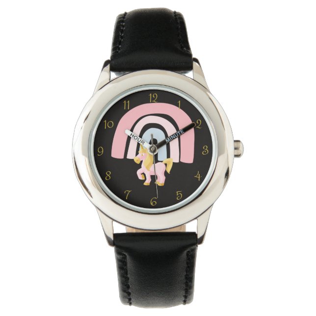 Reloj De Pulsera Vigilancia del acero inoxidable arco iris (Anverso)