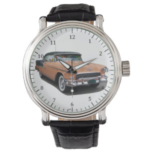Reloj De Pulsera Vigilancia del aire en forma de bel marrón de 1955
