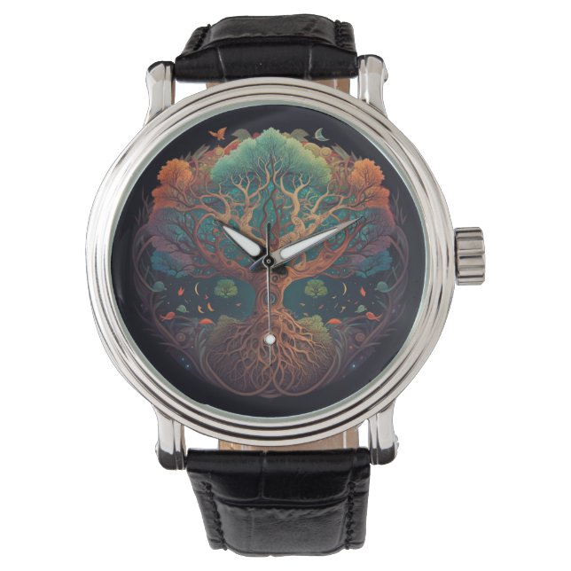 Reloj De Pulsera Vigilancia del árbol de la vida (Anverso)