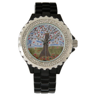 Reloj De Pulsera Vigilancia del árbol de otoño