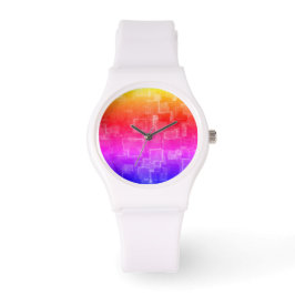 Reloj De Pulsera Vigilancia del arcoiris de primavera por Julie Eve