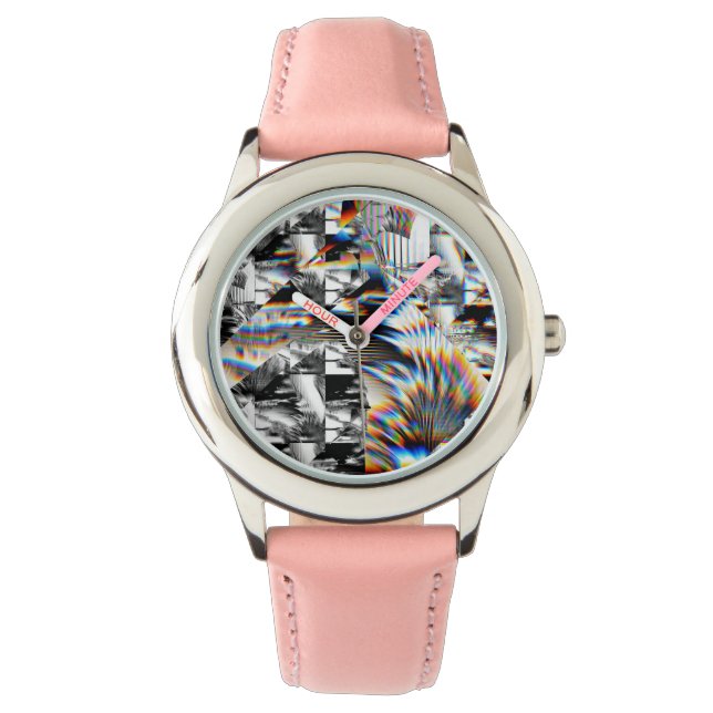 Reloj De Pulsera Vigilancia del ataque con arco iris (Anverso)