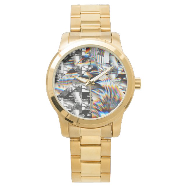 Reloj De Pulsera Vigilancia del ataque con arco iris (Anverso)
