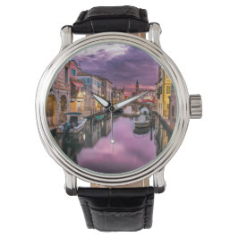 Reloj De Pulsera Vigilancia del Canal de Venecia en Italia