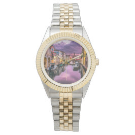 Reloj De Pulsera Vigilancia del Canal de Venecia en Italia