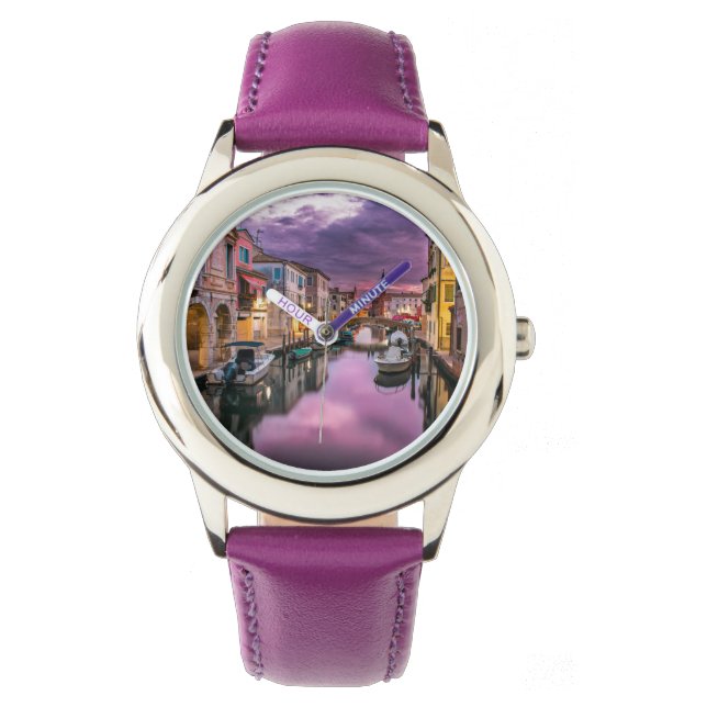 Reloj De Pulsera Vigilancia del Canal de Venecia en Italia (Anverso)