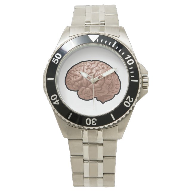 Reloj De Pulsera Vigilancia del cerebro humano (Anverso)