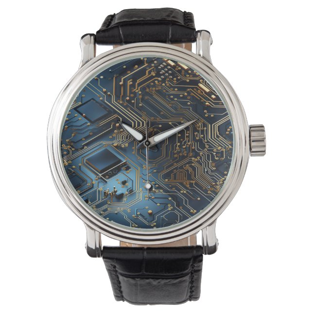 Reloj De Pulsera Vigilancia del circuito electrónico (Anverso)