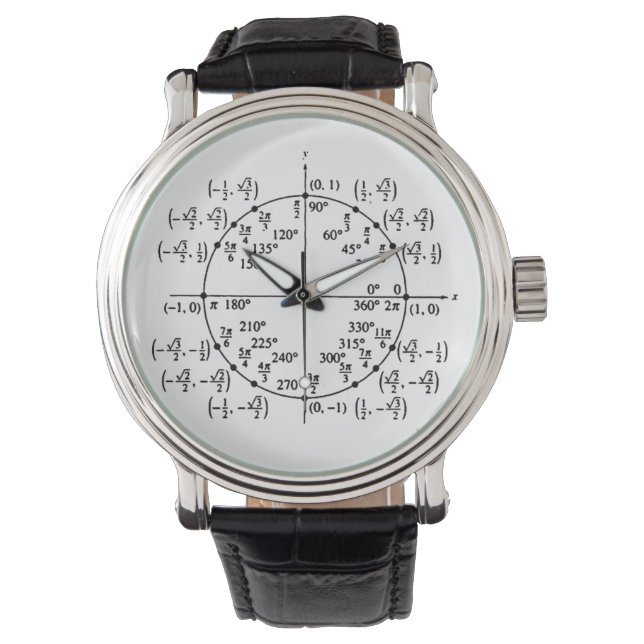 Reloj De Pulsera Vigilancia del círculo de la unidad matemática (Anverso)