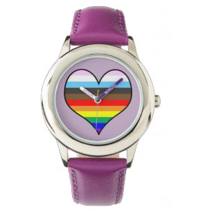 Reloj De Pulsera Vigilancia del corazón del arco iris