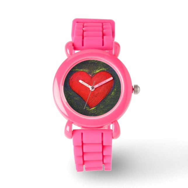 Reloj De Pulsera Vigilancia del corazón pintado (Anverso)