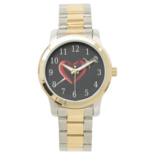 Reloj De Pulsera Vigilancia Del Corazón Y La Pérdida (Anverso)