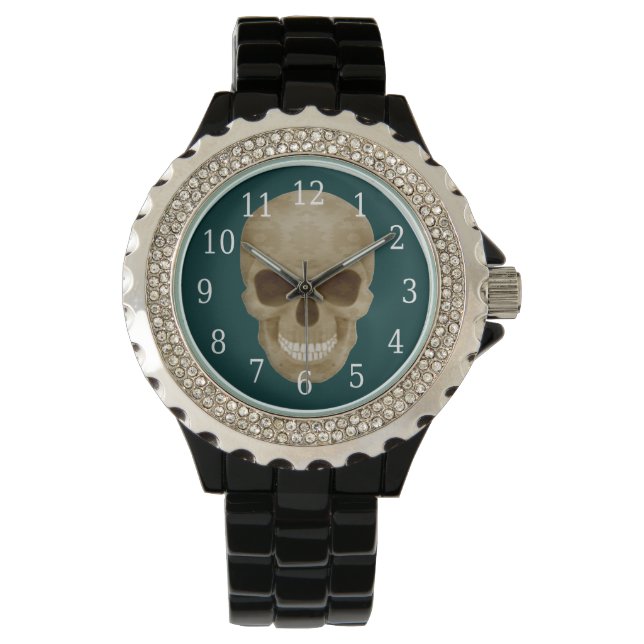Reloj De Pulsera Vigilancia del cráneo del camuflaje (Anverso)