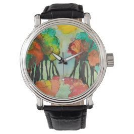 Reloj De Pulsera Vigilancia del día de otoño