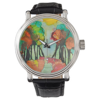 Reloj De Pulsera Vigilancia del día de otoño
