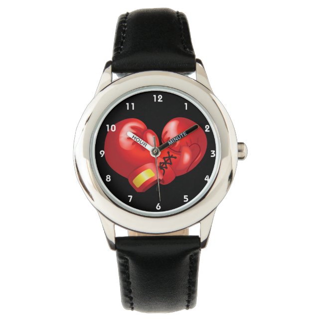 Reloj De Pulsera Vigilancia del diseño de guantes de boxeo (Anverso)