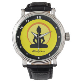 Reloj De Pulsera Vigilancia del diseño de la meditación y la atenci