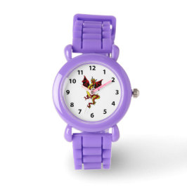Reloj De Pulsera Vigilancia Del Dragón Amarillo Y Rojo