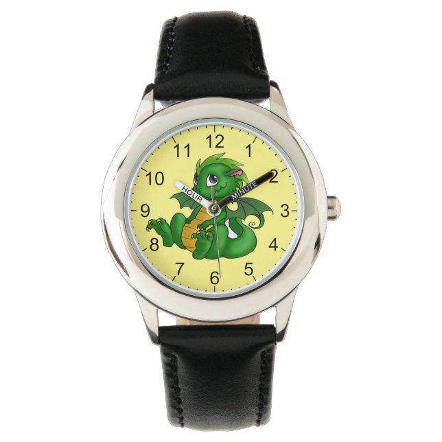 Reloj De Pulsera Vigilancia Del Dragón Infantil (Anverso)