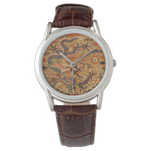 Reloj De Pulsera Vigilancia del dragón oriental chino
