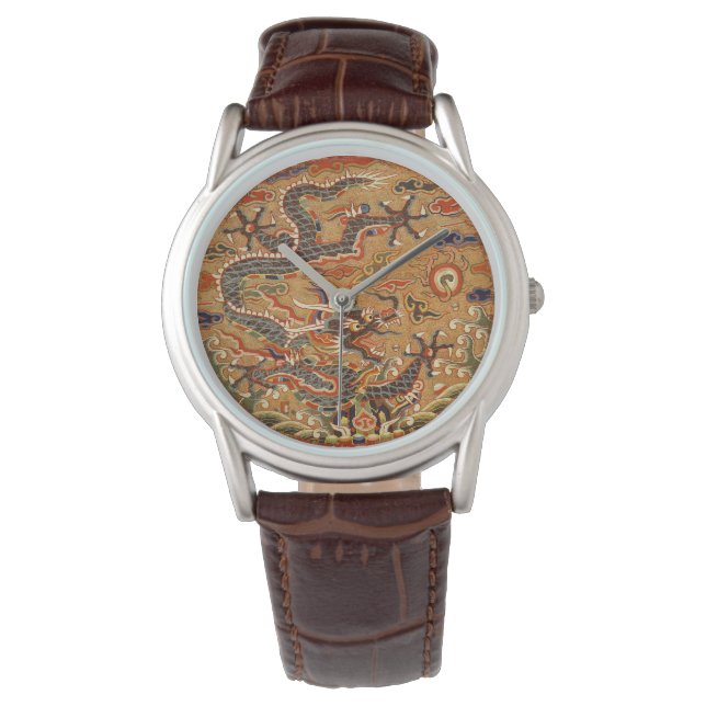Reloj De Pulsera Vigilancia del dragón oriental chino (Anverso)