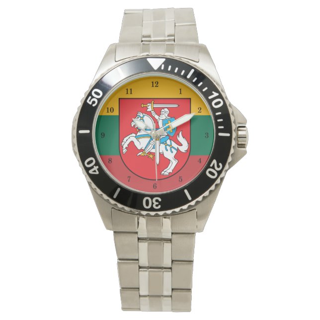 Reloj De Pulsera Vigilancia del escudo de armas lituano Vytis (Anverso)