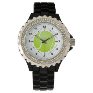 Reloj De Pulsera Vigilancia del esmalte negro Diamante de imitación