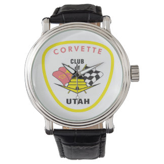 Reloj De Pulsera Vigilancia del logotipo del club Corvette