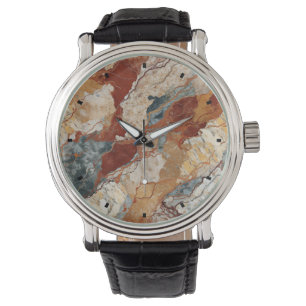 Reloj De Pulsera Vigilancia del Mármol de la Tierra