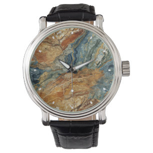 Reloj De Pulsera Vigilancia del Mármol de la Tierra