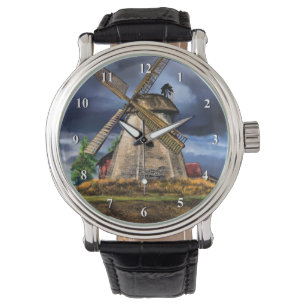 Reloj De Pulsera Vigilancia del molino de viento de los Países Bajo