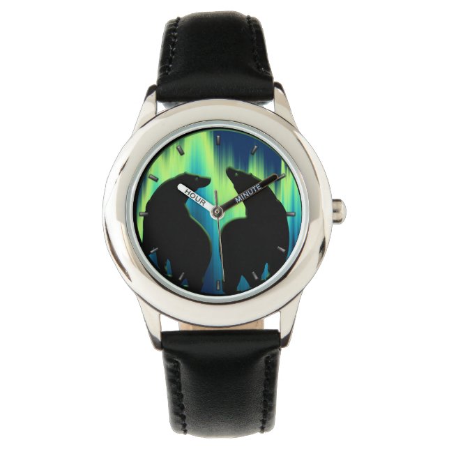 Reloj De Pulsera Vigilancia del Oso Polar Vigilancia de la Vida Sil (Anverso)