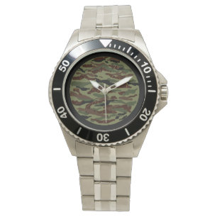 Reloj De Pulsera Vigilancia del patrón de camuflaje