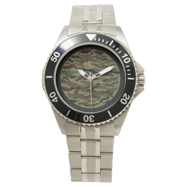 Reloj De Pulsera Vigilancia del patrón de camuflaje (Anverso)