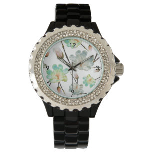 Reloj De Pulsera Vigilancia del patrón de Magnolia